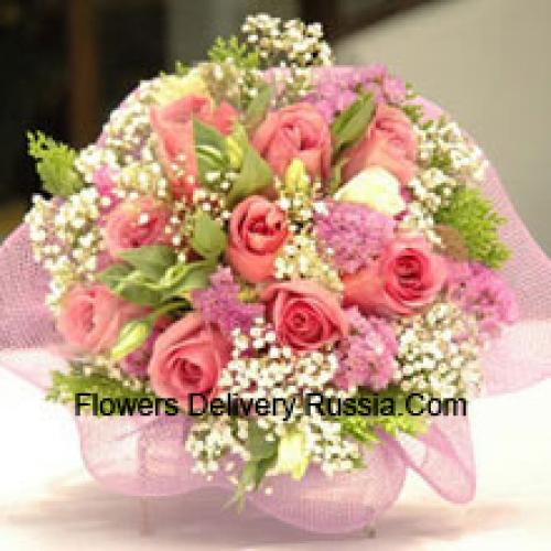 11 Decorative Pink Roses